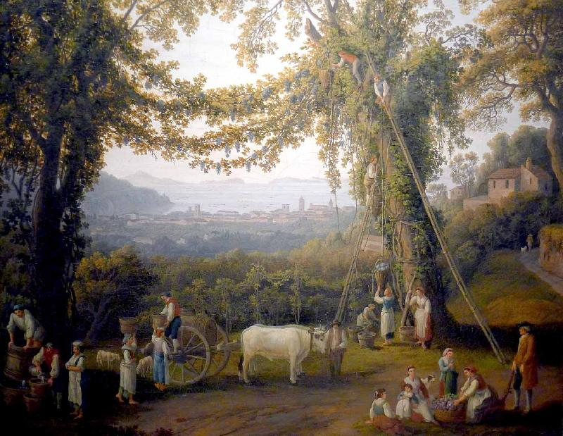 Jacob Philipp Hackert Vendanges dautrefois ou Lautomne oil painting picture
